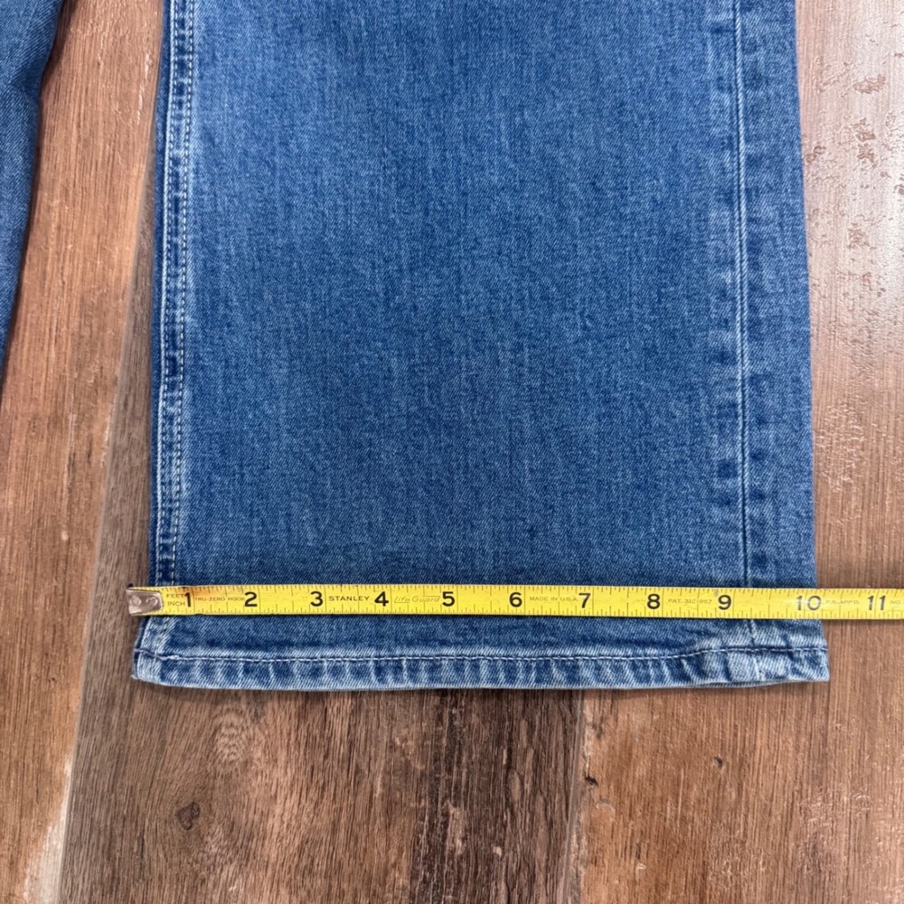 PAIGE Anessa 31 High Rise Wide Leg Utility Pocket Jeans Size 26 Blue Full Length - Picture 11 of 12